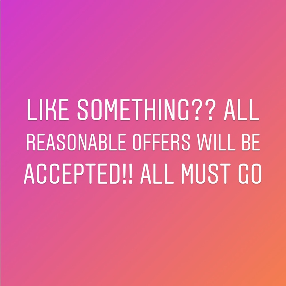 Make me an offer!